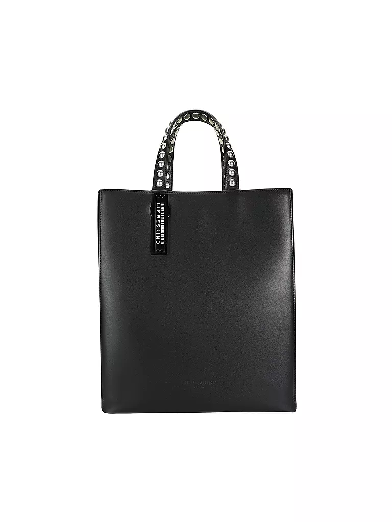 LIEBESKIND BERLIN | Ledertasche - Tote Bag PAPERBAG Medium | schwarz