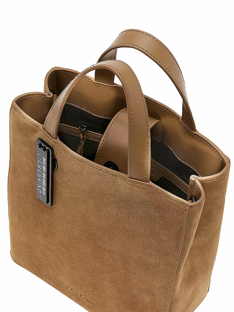 LIEBESKIND BERLIN | Ledertasche - Tote Bag PAPERBAG Small | braun