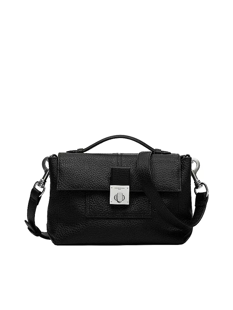 LIEBESKIND BERLIN | Ledertasche - Umhängetasche " Satchel S " | schwarz