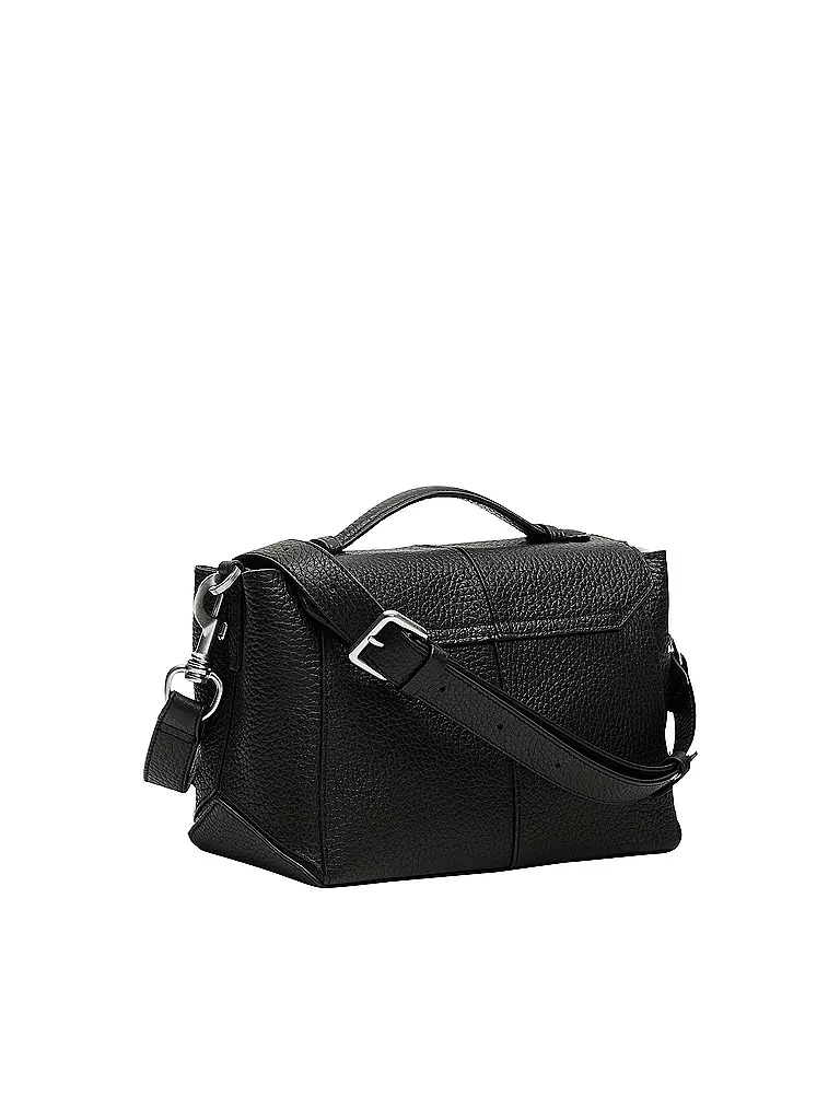 LIEBESKIND BERLIN | Ledertasche - Umhängetasche " Satchel S " | schwarz