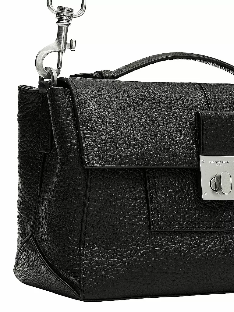 LIEBESKIND BERLIN | Ledertasche - Umhängetasche " Satchel S " | schwarz
