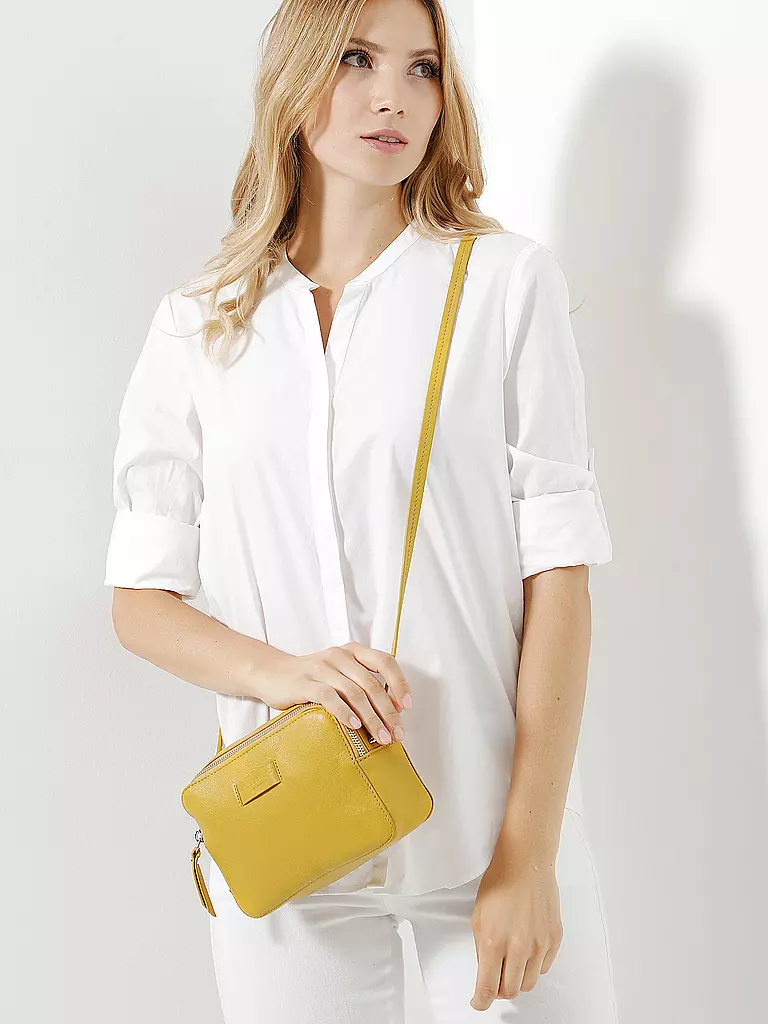 LIEBESKIND BERLIN | Ledertasche - Umhängetasche "Essential" | gelb