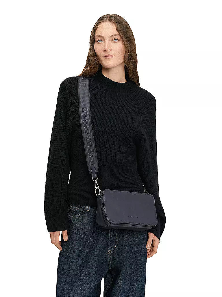 LIEBESKIND BERLIN | Ledertasche - Umhängetasche CLARICE Medium | dunkelblau