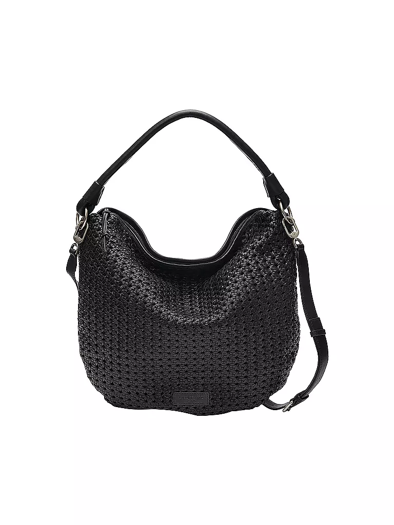 LIEBESKIND BERLIN | Ledertasche Hobo Flax L | schwarz