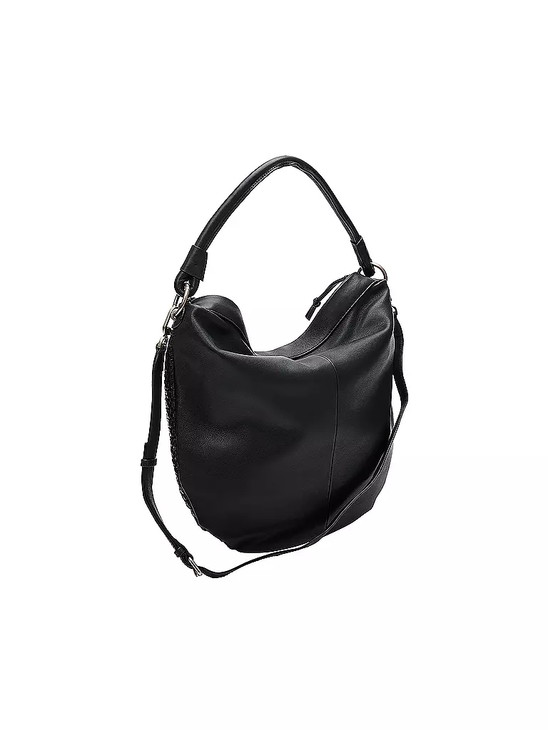LIEBESKIND BERLIN | Ledertasche Hobo Flax L | schwarz