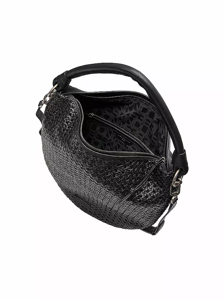 LIEBESKIND BERLIN | Ledertasche Hobo Flax L | schwarz