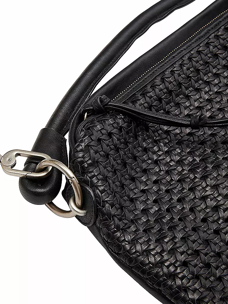 LIEBESKIND BERLIN | Ledertasche Hobo Flax L | schwarz