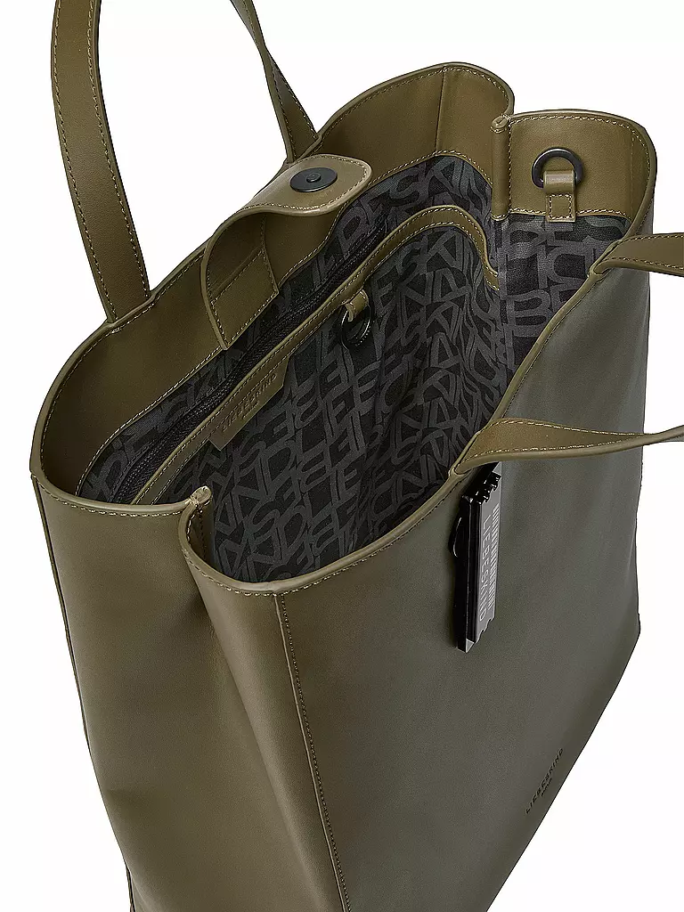 LIEBESKIND BERLIN | Ledertasche Shopper Paper Bag M | grün