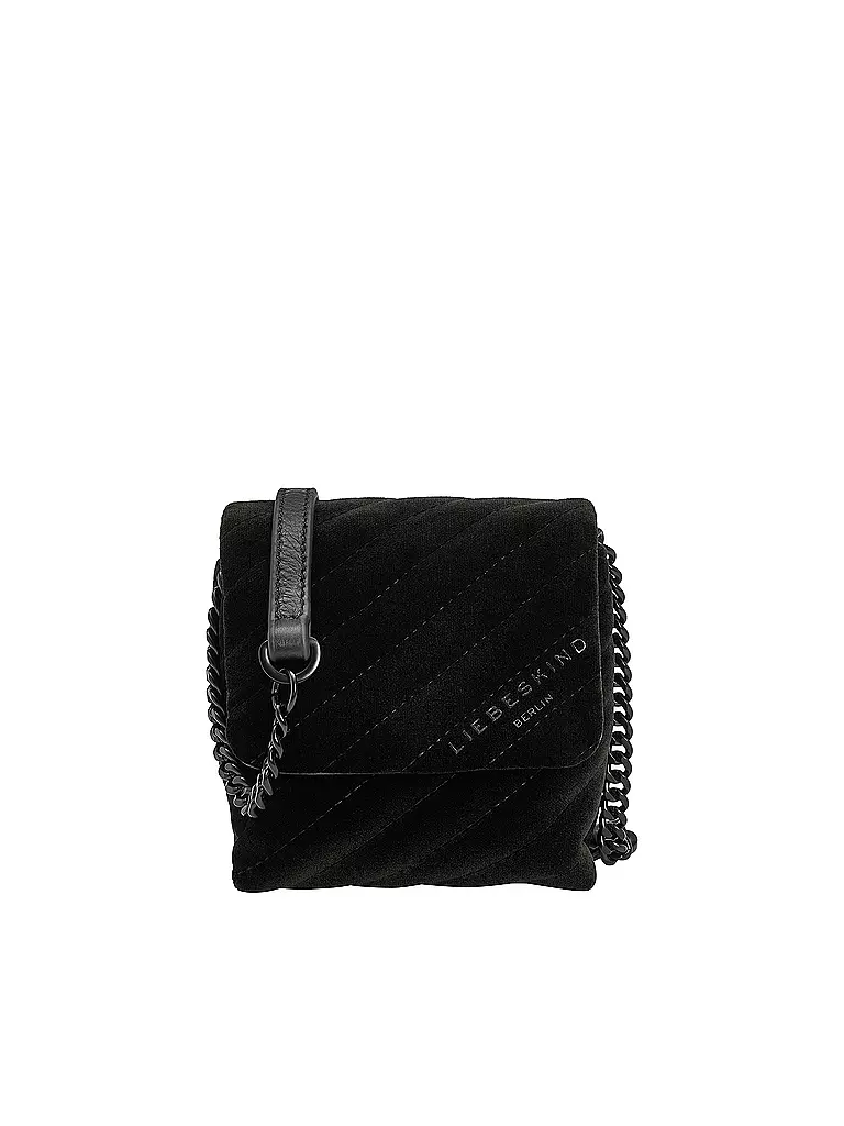 LIEBESKIND BERLIN | Samt Tasche - Crossbody Bag | schwarz