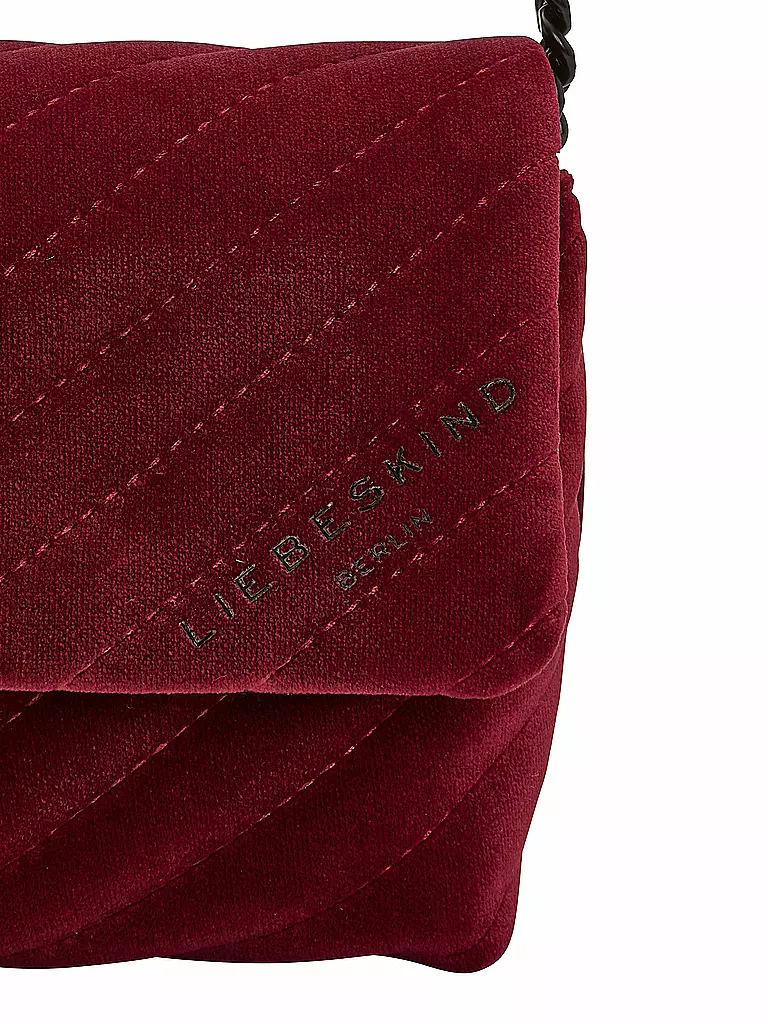 LIEBESKIND BERLIN | Samt Tasche - Crossbody Bag | rot