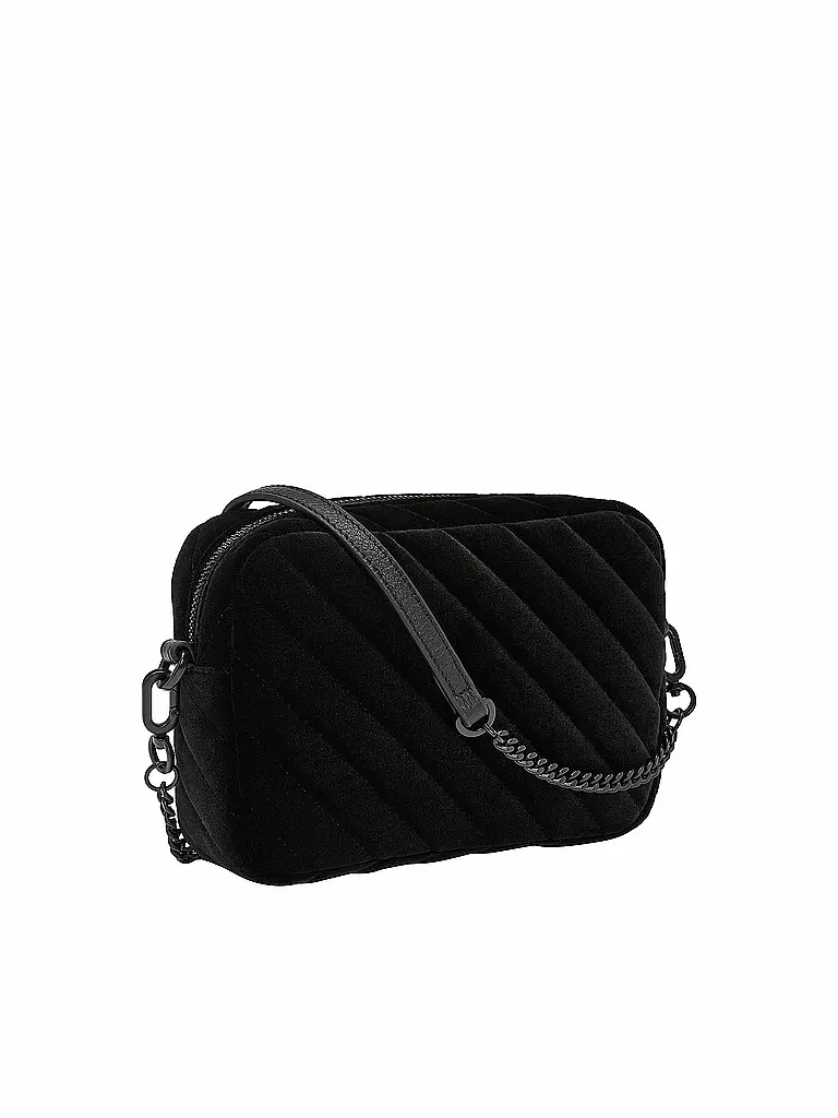 LIEBESKIND BERLIN | Samt Tasche - Crossbody Bag | schwarz