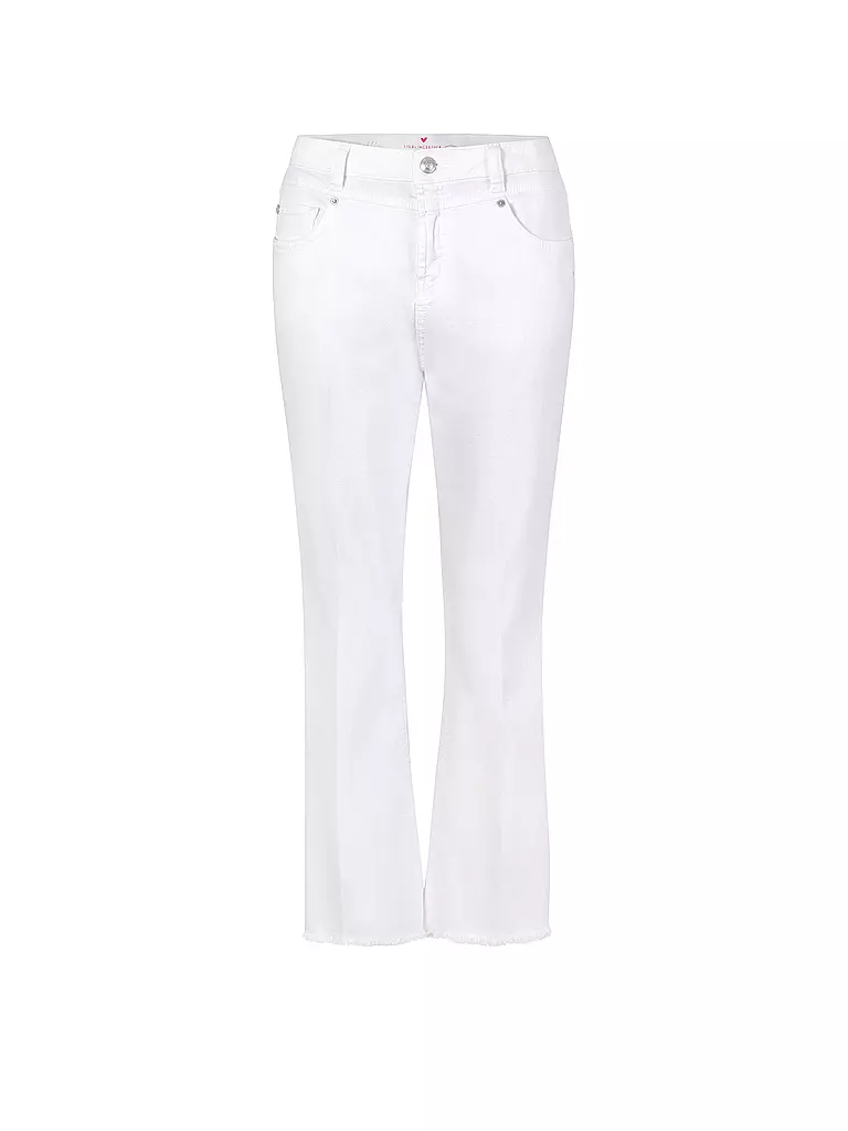 LIEBLINGSSTÜCK | Jeans Flared Fit 7/8 ONE OF USH | weiss