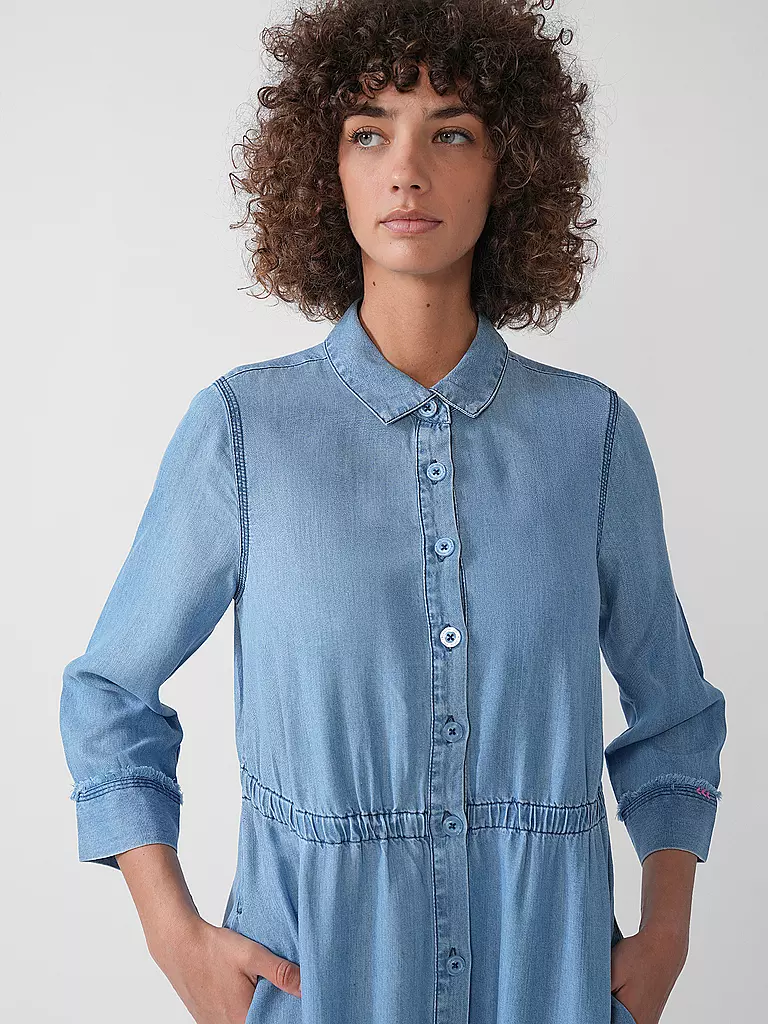 LIEBLINGSSTÜCK | Midikleid RYLDAL | blau