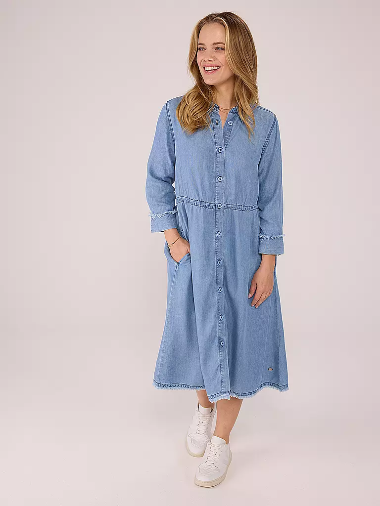 LIEBLINGSSTÜCK | Midikleid RYLDAL | blau