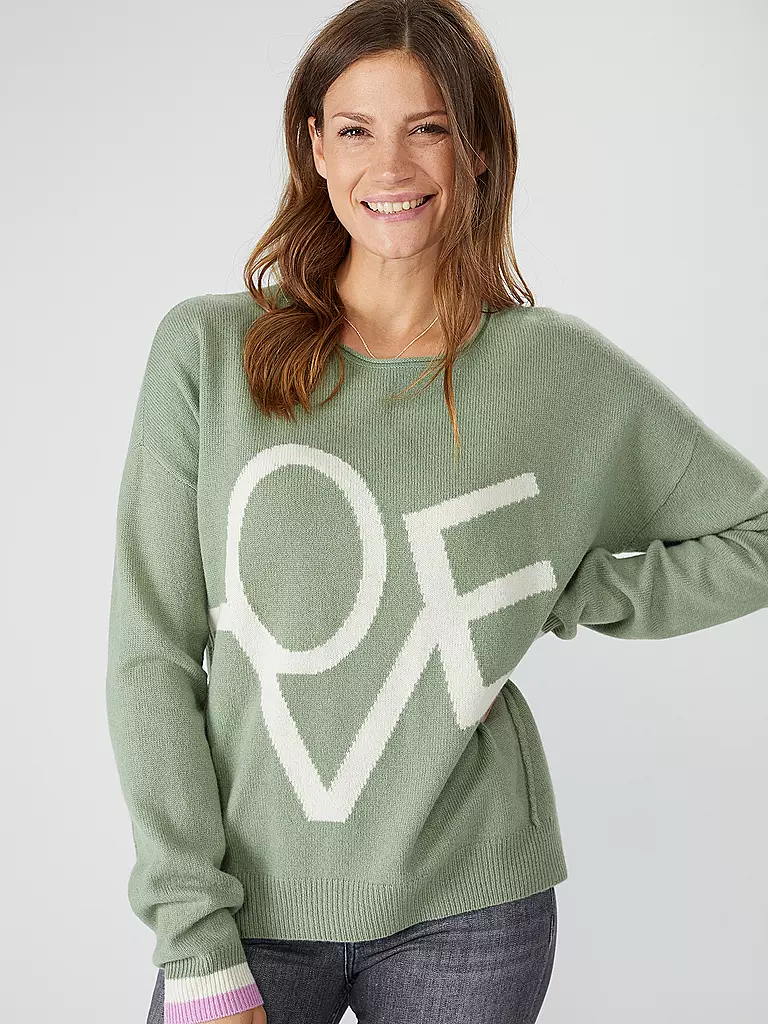 LIEBLINGSSTÜCK | Pullover LOVE | grün