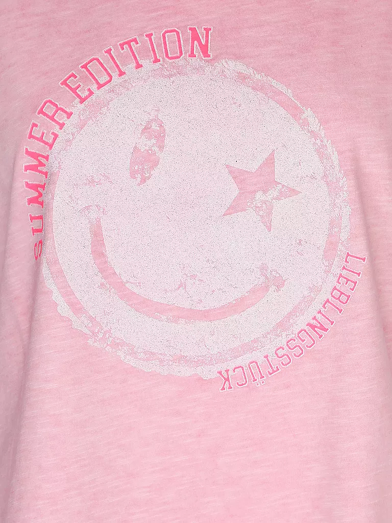 LIEBLINGSSTÜCK | T Shirt Smiley | pink