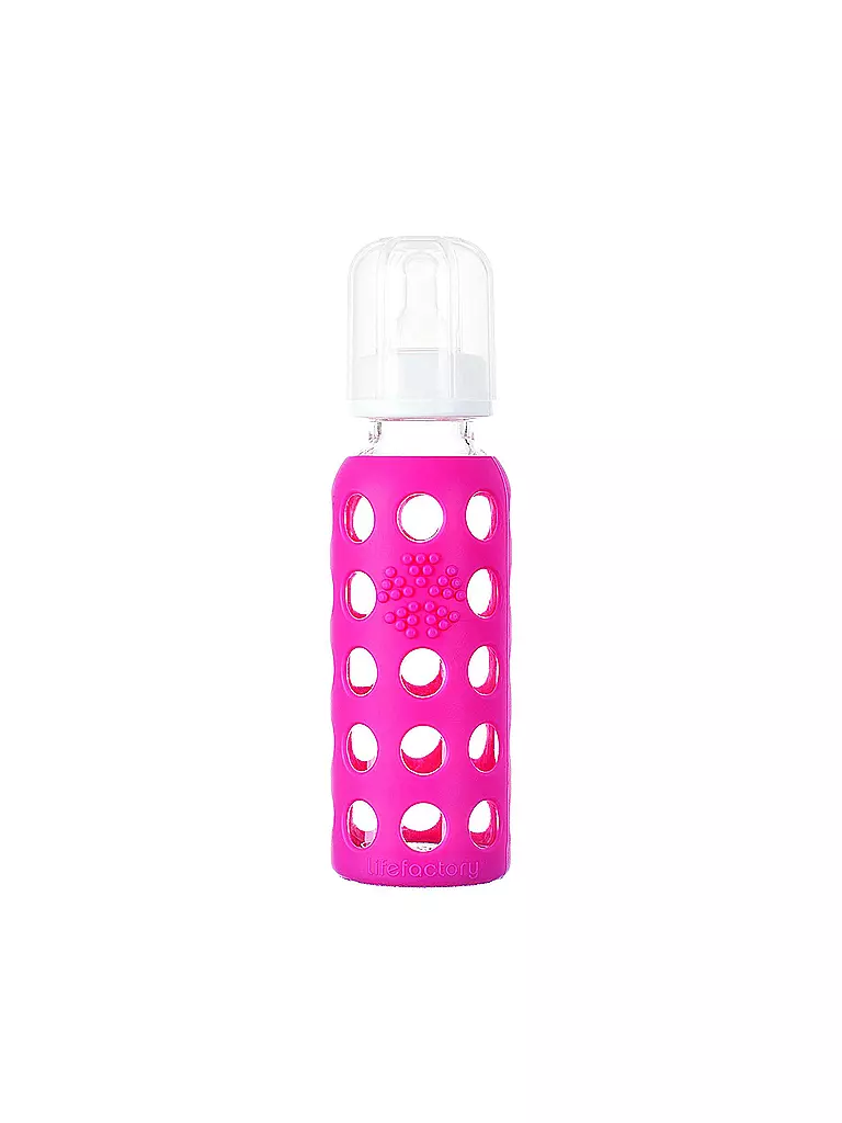 LIFEFACTORY | Babyflasche aus Glas 250ml | transparent