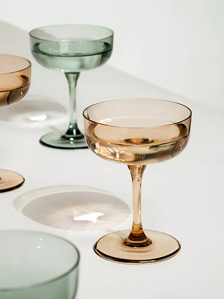 LIKE BY VILLEROY & BOCH | Champagnerglas Set 2tlg LIKE Clay | grün