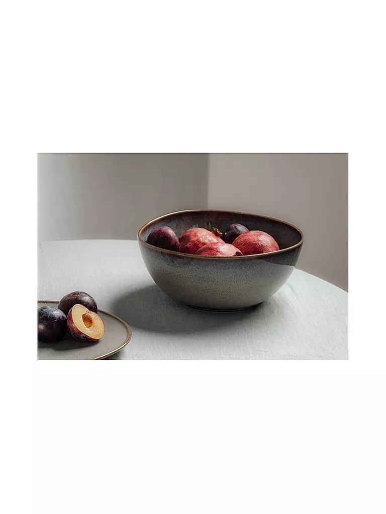 LIKE BY VILLEROY & BOCH | Schüssel rund 25cm Lave Beige | dunkelgrün