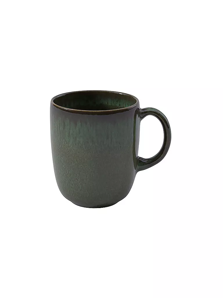 LIKE BY VILLEROY & BOCH | Henkelbecher LAVE VERT 0,40l | dunkelgrün