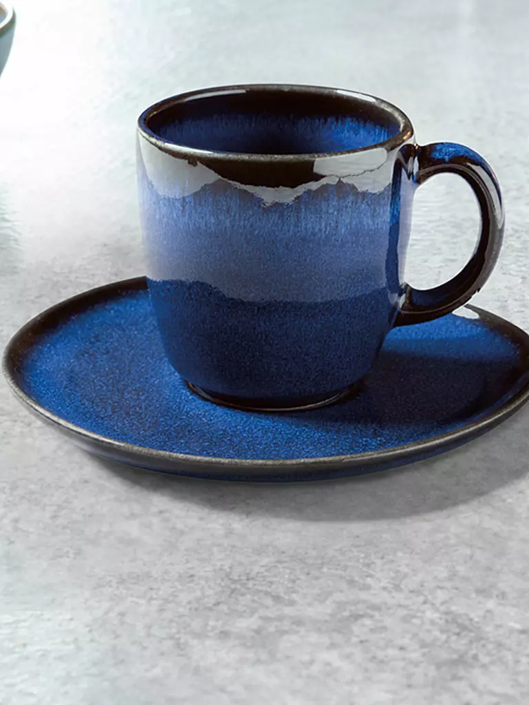 LIKE BY VILLEROY & BOCH | Kaffeeuntertasse 15,5cm lave bleu | dunkelblau