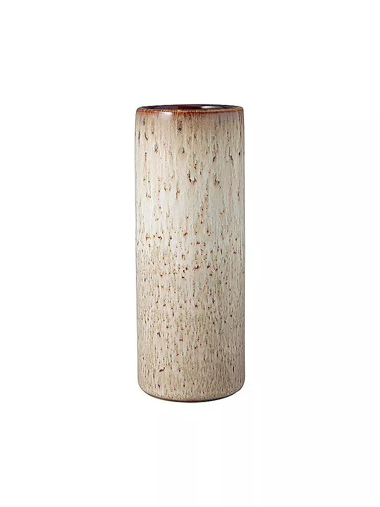 LIKE BY VILLEROY & BOCH | Lave Home Vase Cylinder, 7,5x7,5x20cm, Beige | beige
