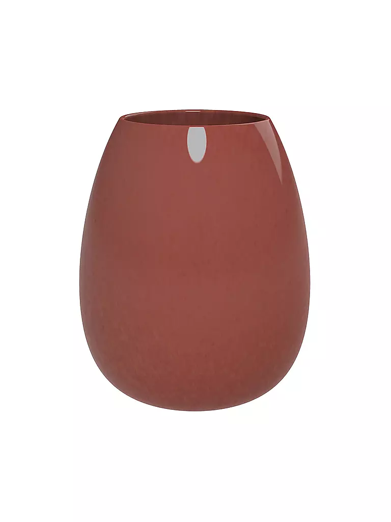 LIKE BY VILLEROY & BOCH | Vase Drop groß 14x14x17cm Perlemor Home | koralle
