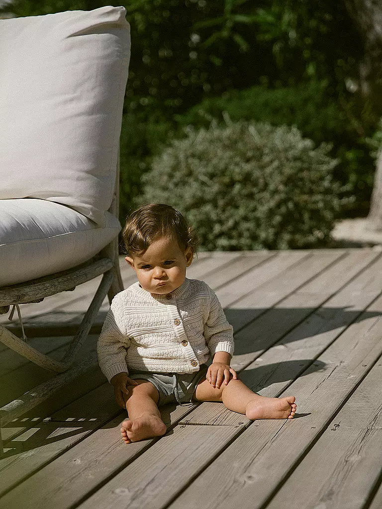 LIL ATELIER | Baby Strickjacke NBMFRAKO | creme