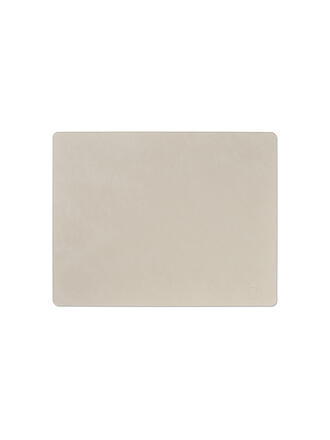 LIND DNA | Leder Tischset NUPO 35x45cm Oyster White