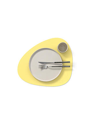 LIND DNA | Tischset 37x44cm CURVE Nupo Oval Yellow