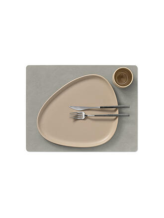 LIND DNA | Tischset 35x45cm CORDUROY ECKIG Light Grey