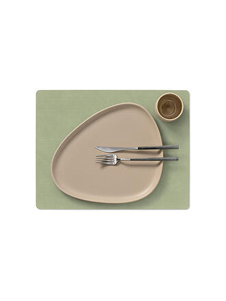 LIND DNA | Tischset 35x45cm CORDUROY ECKIG Olive Green 