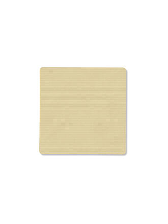 LIND DNA |  Glasuntersetzer 10x10cm CORDUROY ECKIG Lemon Sorbet 