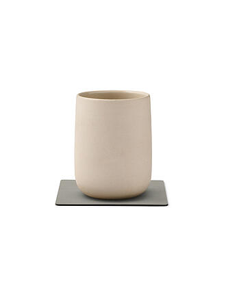 LIND DNA |  Glasuntersetzer 10x10cm CORDUROY ECKIG Light Grey