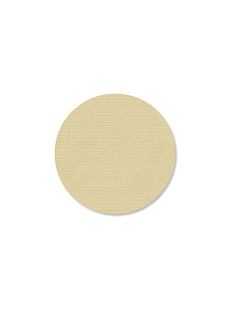 LIND DNA |  Glasuntersetzer 10cm CORDUROY RUND Lemon Sorbet