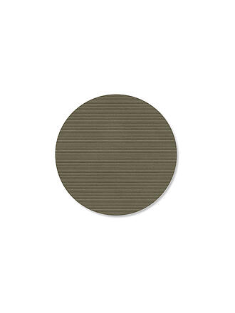 LIND DNA |  Glasuntersetzer 10cm CORDUROY RUND Army Green