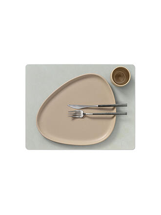 LIND DNA | Leder-Platzset NUPO eckig 35x45cm Metallic
