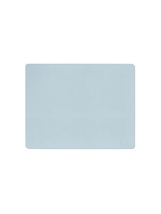 LIND DNA | Leder-Platzset NUPO eckig 35x45cm Soft Sky