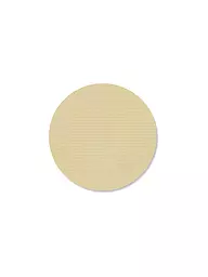LIND DNA |  Glasuntersetzer 10cm CORDUROY RUND Nougat  | beige