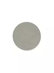 LIND DNA |  Glasuntersetzer 10cm CORDUROY RUND Nougat  | hellgrau