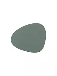 LIND DNA | Leder-Platzset "Nupo" oval 37x44cm | hellgrün