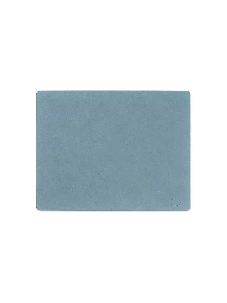 LIND DNA | Leder Tischset NUPO 35x45cm Light Blue | hellblau