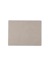 LIND DNA | Tischset SQUARE 35x45cm Nupo Eckig Yellow  | hellgrau