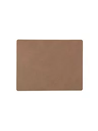 LIND DNA | Tischset SQUARE 35x45cm Nupo Eckig Yellow  | braun