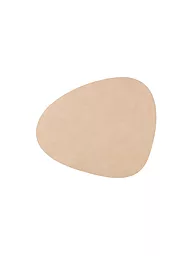 LIND DNA | Leder-Platzset "Nupo" oval 37x44cm | camel