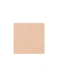 LIND DNA | Leder-Untersetzer eckig 10x10cm Olive Green | camel