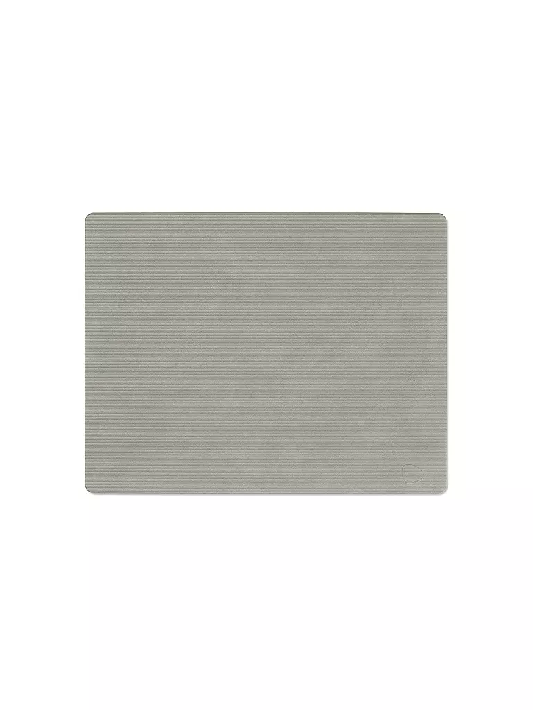 LIND DNA | Tischset 35x45cm CORDUROY ECKIG Light Grey | hellgrau