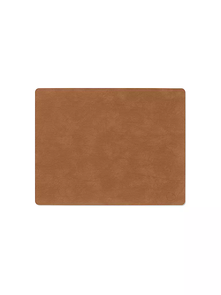 LIND DNA | Tischset 35x45cm CORDUROY ECKIG Nature | braun