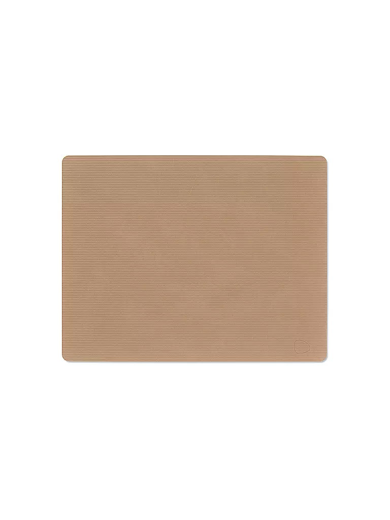 LIND DNA | Tischset 35x45cm CORDUROY ECKIG Nougat  | camel