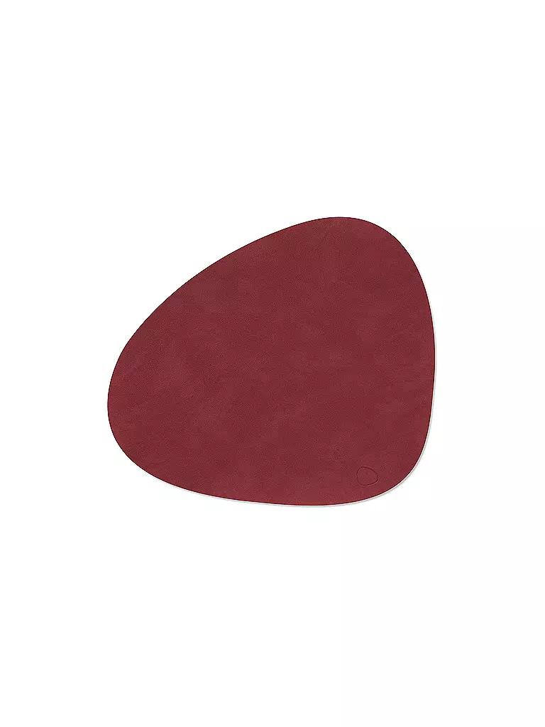 LIND DNA | Tischset 37x44cm CURVE Nupo Oval Red  | rot